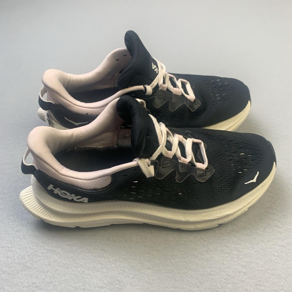 Hoka One One Kawana 2 Shoes Womens Size 8 Black Mesh Running Sneakers 1147913